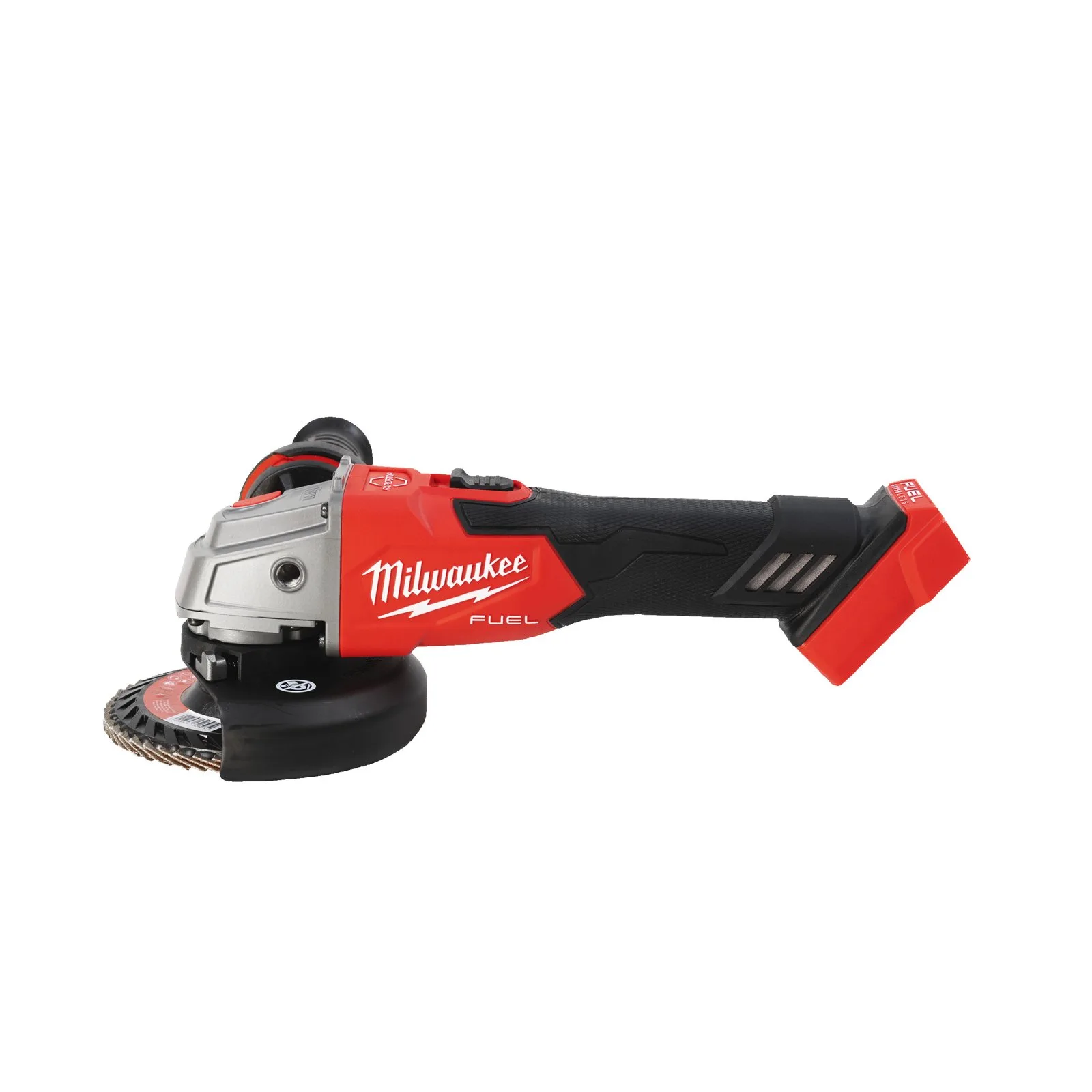 125 мм УШМ с тормозом и ползунковым выключателем Milwaukee M18 FSAG125XB-0X — фото производителя