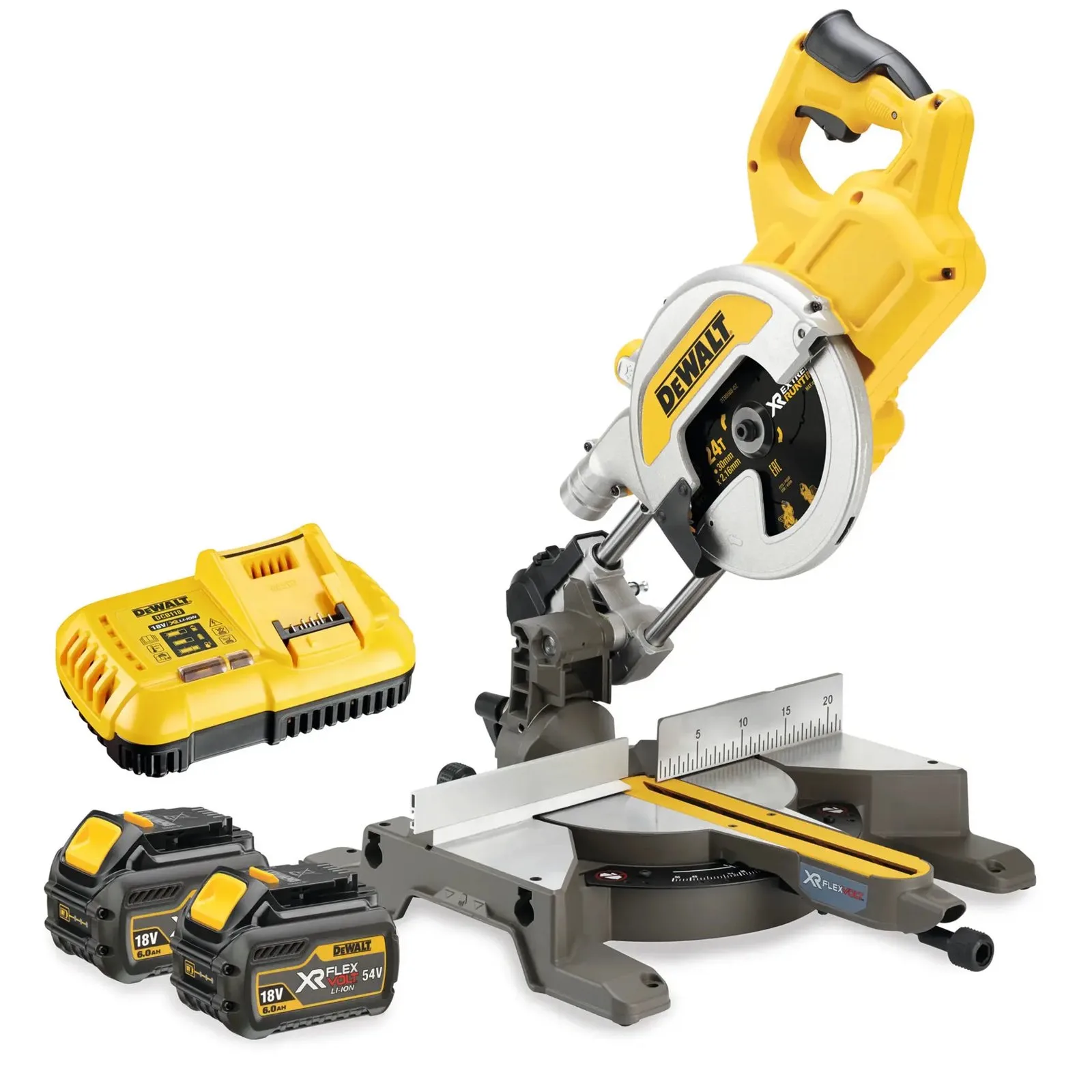 Торцовочная пила DeWalt DCS777T2-GB — фото производителя