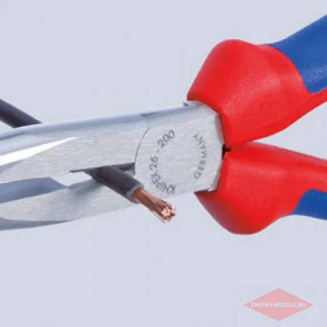Длинногубцы с режущими кромками Knipex KN-2622200SB — фото производителя