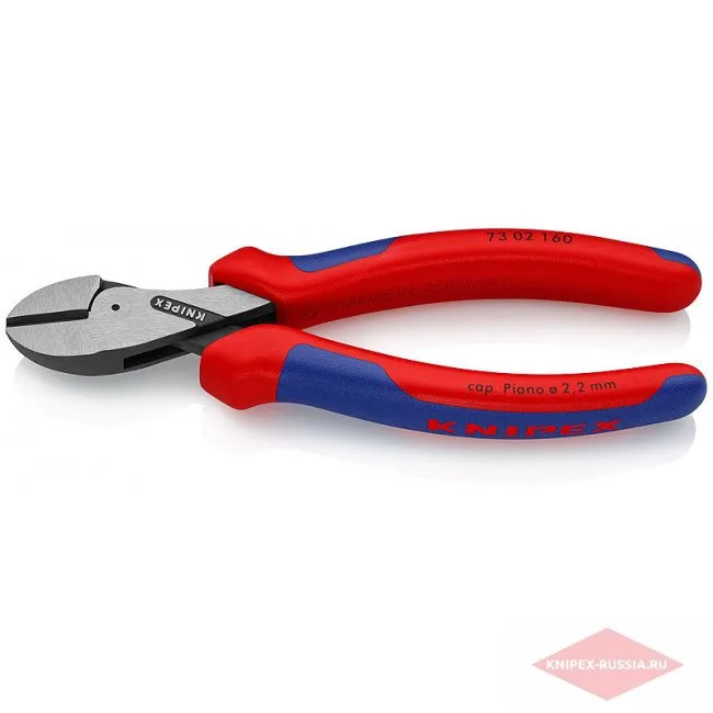 Компактные кусачки боковые X-Cut® Knipex KN-7302160SB — фото производителя