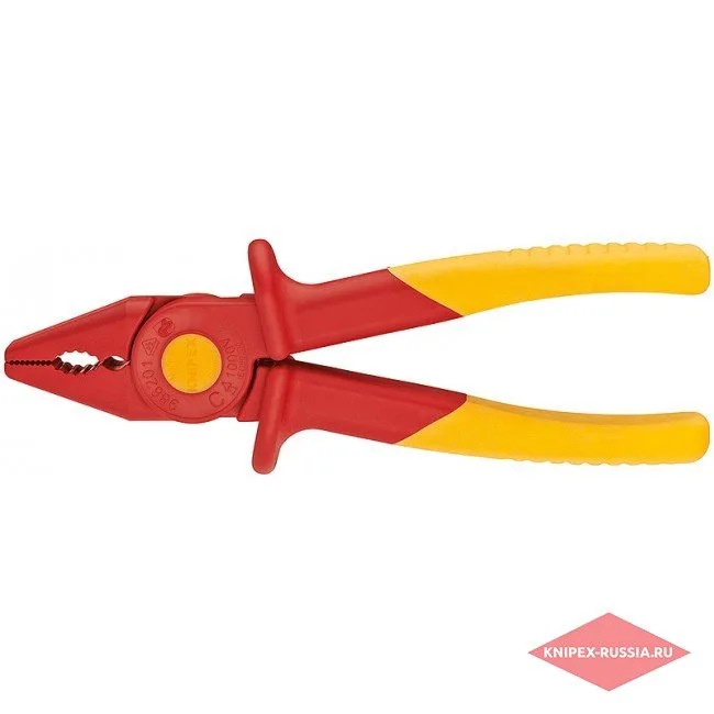 Захватные плоскогубцы из пластмассы изолированные Knipex KN-986201 — фото производителя