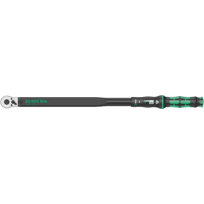 Динамометрический ключ с трещоткой с реверсом, 80-400 Нм Wera Click-Torque C 5