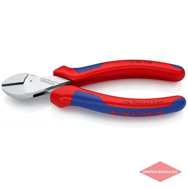 Компактные кусачки боковые X-Cut® Knipex KN-7305160 — фото производителя