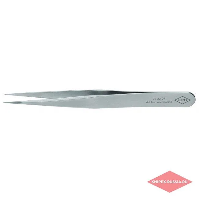 Пинцет захватный прецизионный тонкие губки Knipex KN-922207 — фото производителя