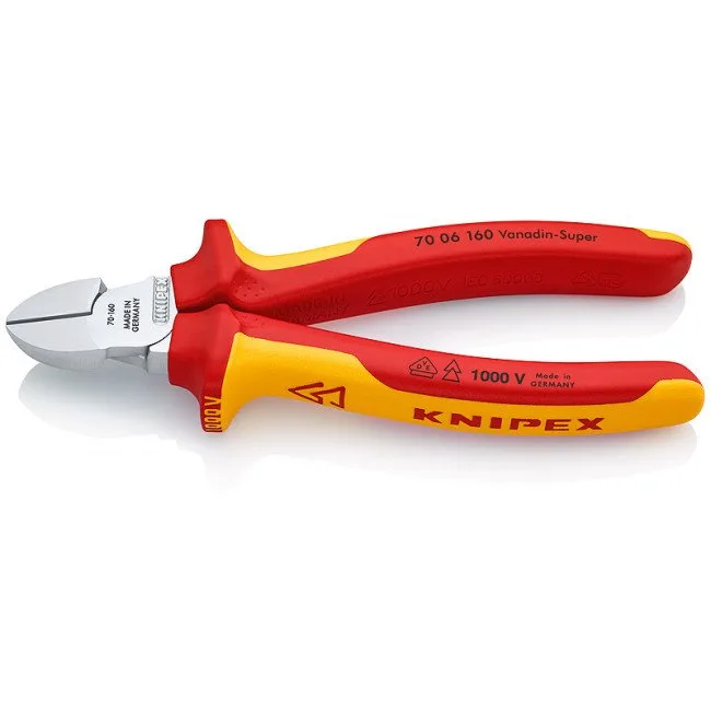 Кусачки боковые Knipex KN-7006160 — фото производителя