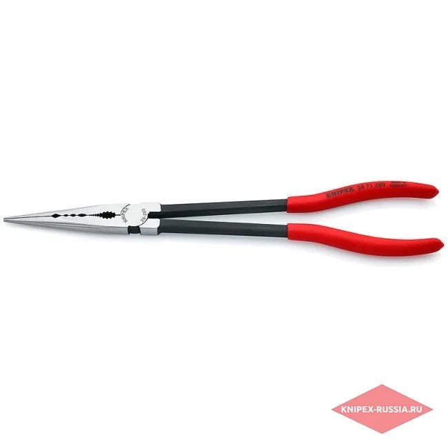 Плоскогубцы монтажные с поперечным профилем Knipex KN-2871280SB — фото производителя