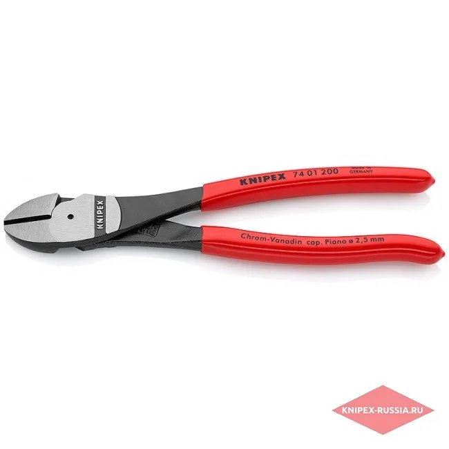 Кусачки боковые особой мощности Knipex KN-7401200 — фото производителя