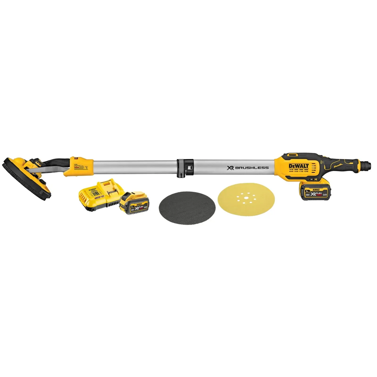 Аккумуляторная шлифовальная машина для гипсокартона DeWalt DCE800T2-GB — фото производителя