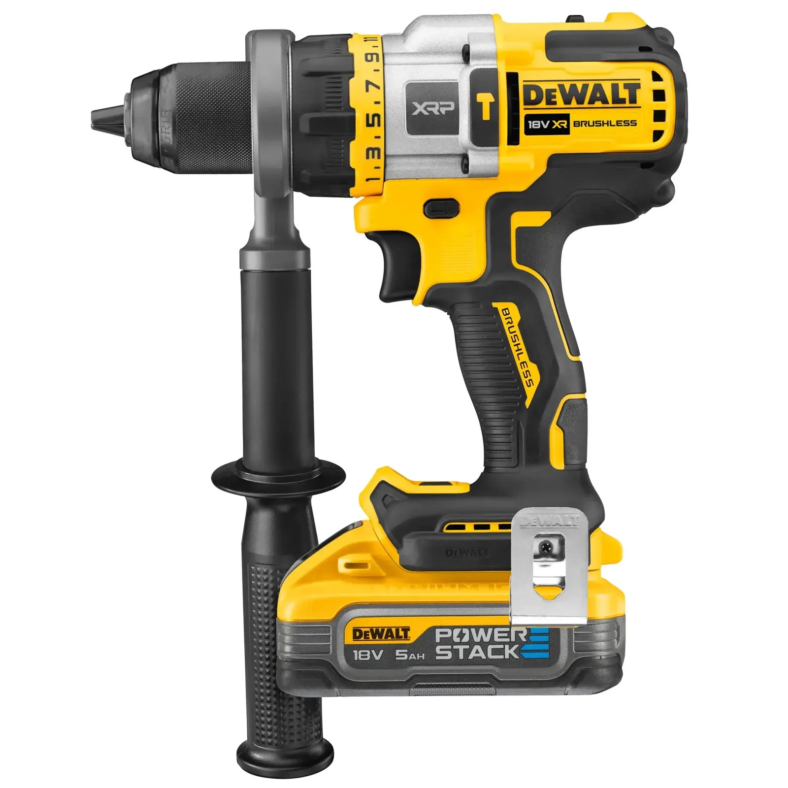 Аккумуляторная ударная дрель-шуруповерт DeWalt DCD999H2T-GB — фото производителя