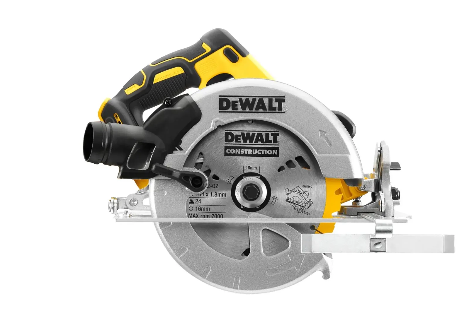 Аккумуляторная дисковая пила DeWalt DCS570N-XJ — фото производителя