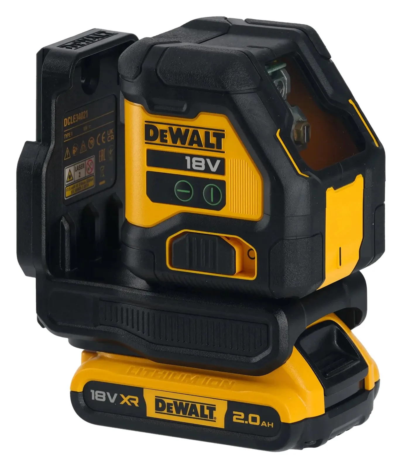 Лазерный нивелир DeWalt DCLE34021D1-GB — фото производителя