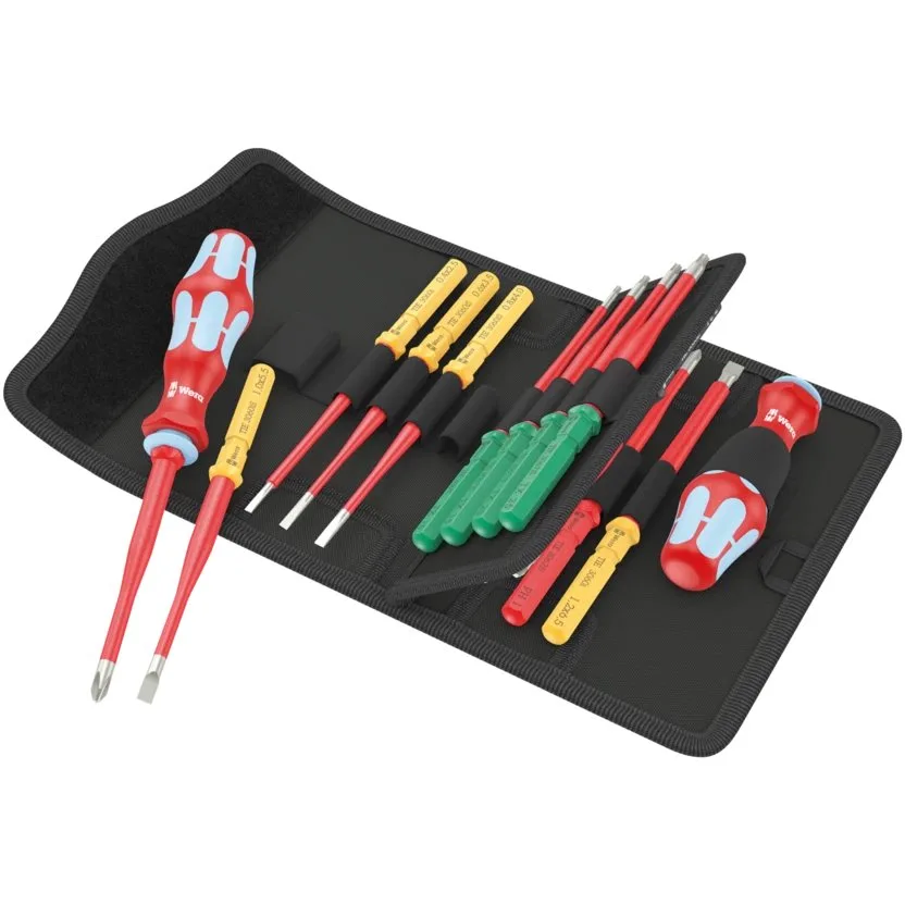 Набор инструментов Wera Kraftform Kompakt VDE Stainless 17 extra slim 1 Tool Finder — фото производителя