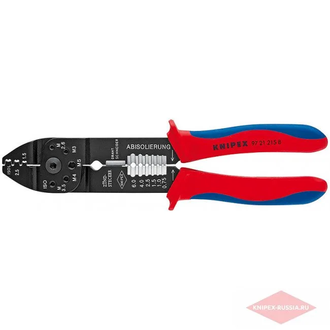 Клещи зажимные для опрессовки Knipex KN-9721215B
