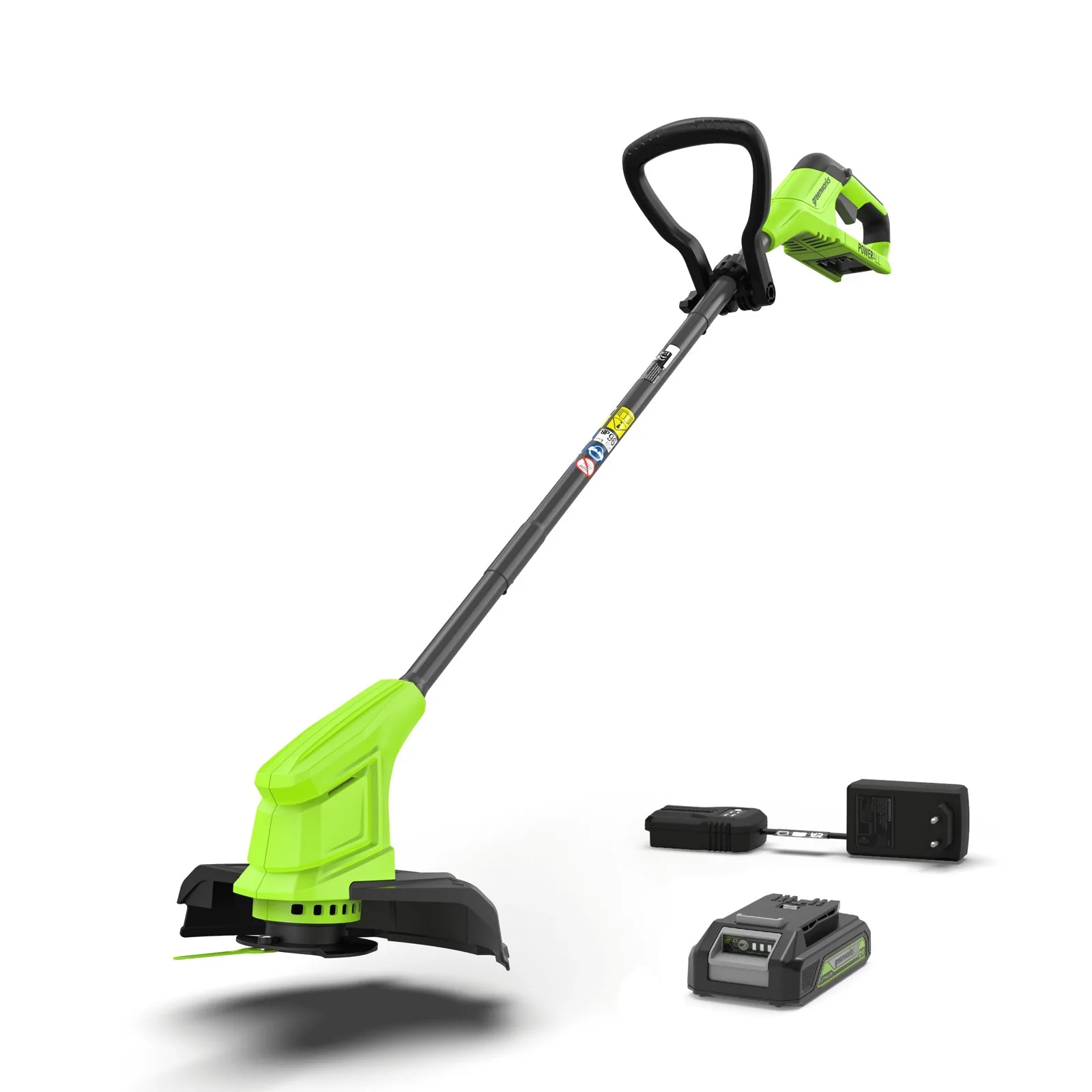 Аккумуляторный триммер Greenworks GWT — фото производителя