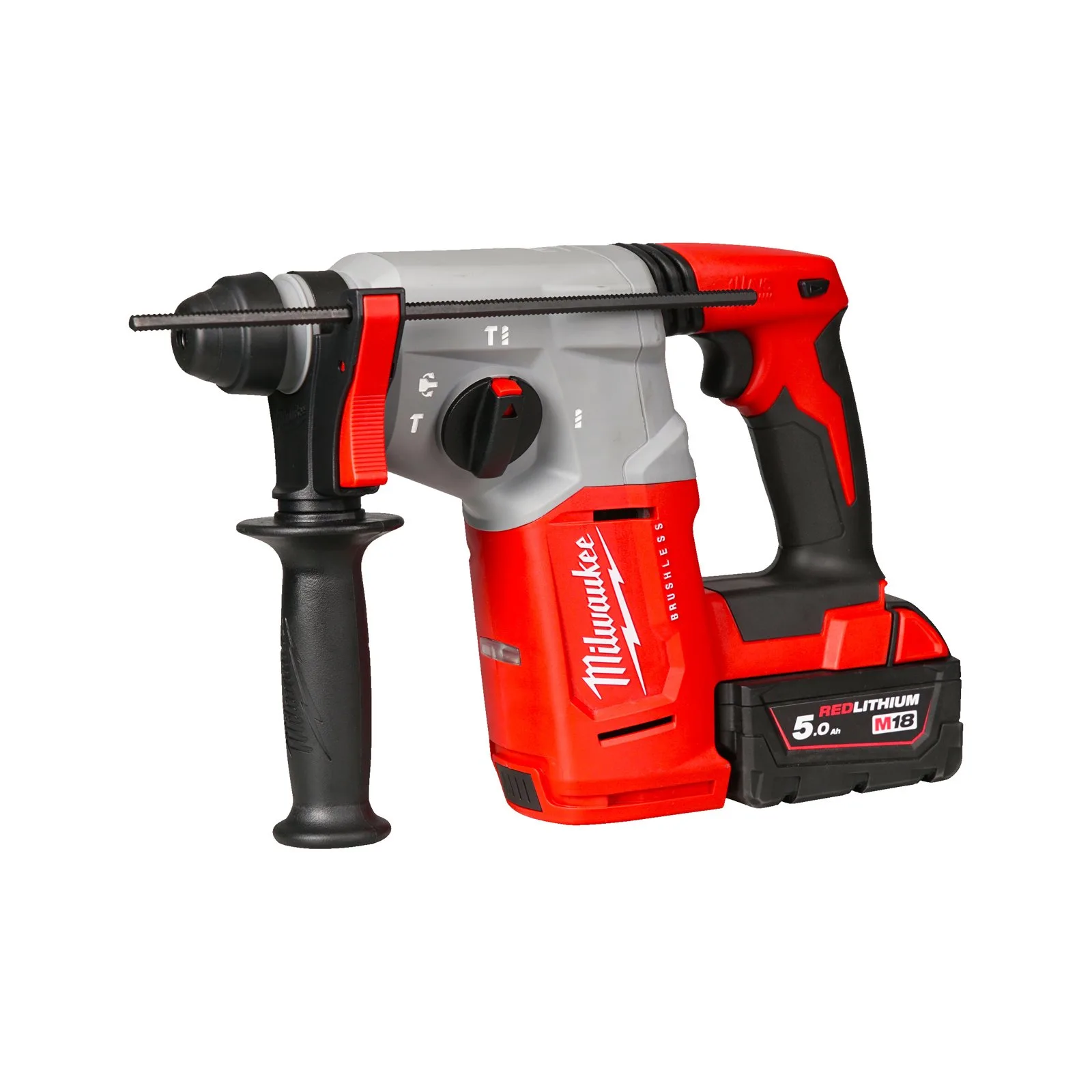 Бесщёточный 4-режимный 26 мм SDS-Plus перфоратор Milwaukee M18 BLH-502X — фото производителя