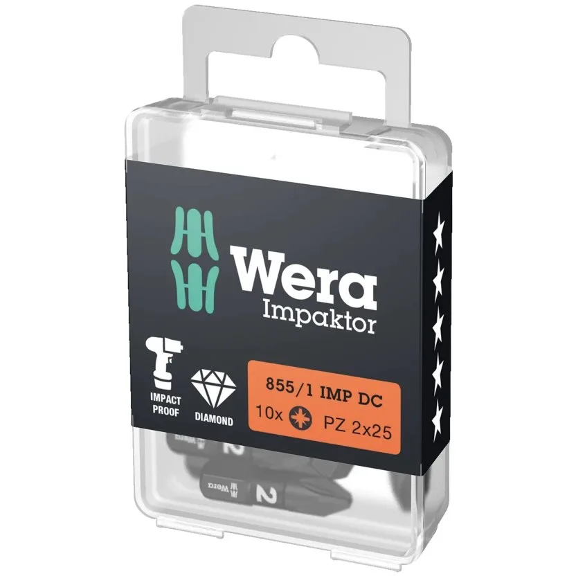 Насадки Wera 855/1 IMP DC PZ DIY Impaktor — фото производителя