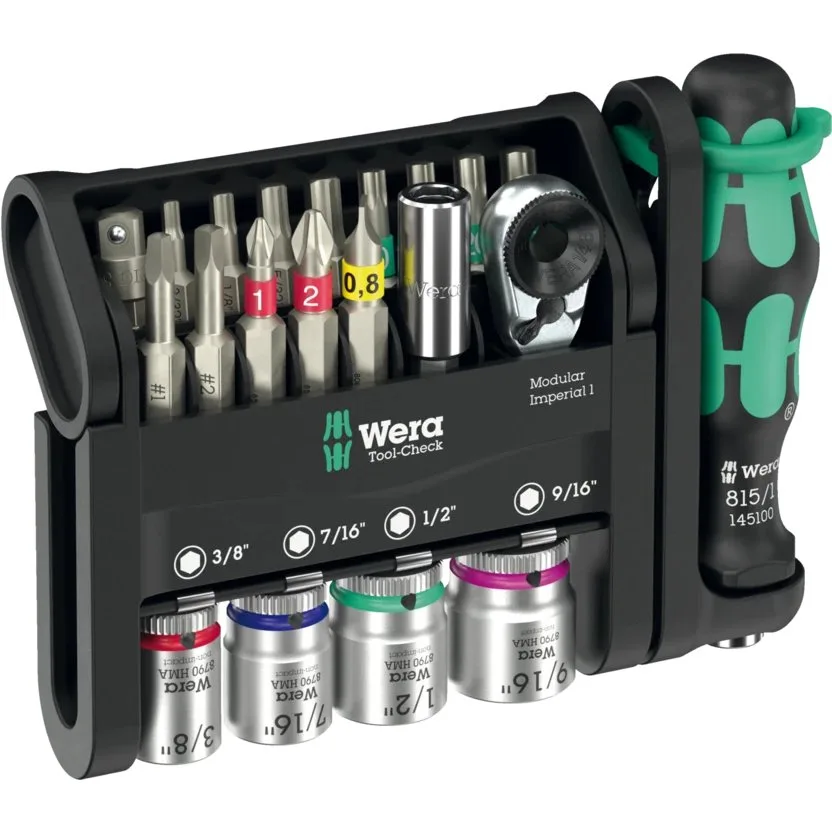 Набор инструментов Wera Tool-Check Modular Imperial 1 — фото производителя