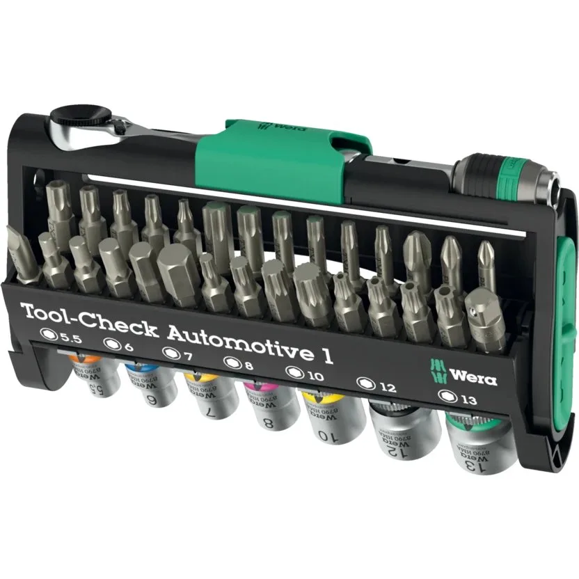 Набор инструментов Wera Tool-Check Automotive 1 — фото производителя