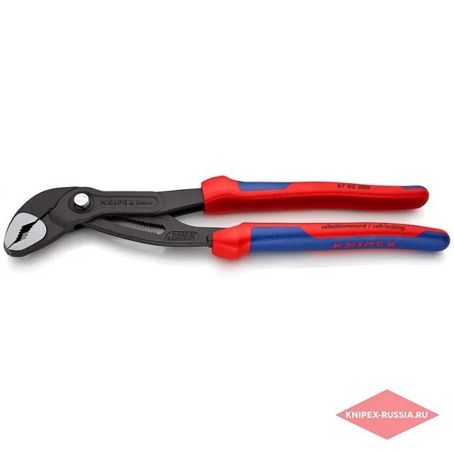 Высокотехнологичные сантехнические клещи Cobra Knipex KN-8702300 — фото производителя