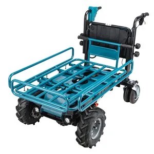 Аккумуляторная садовая тачка Makita DCU604Z — фото производителя