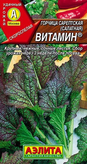 Пряные травы Горчица салатная Витамин ®