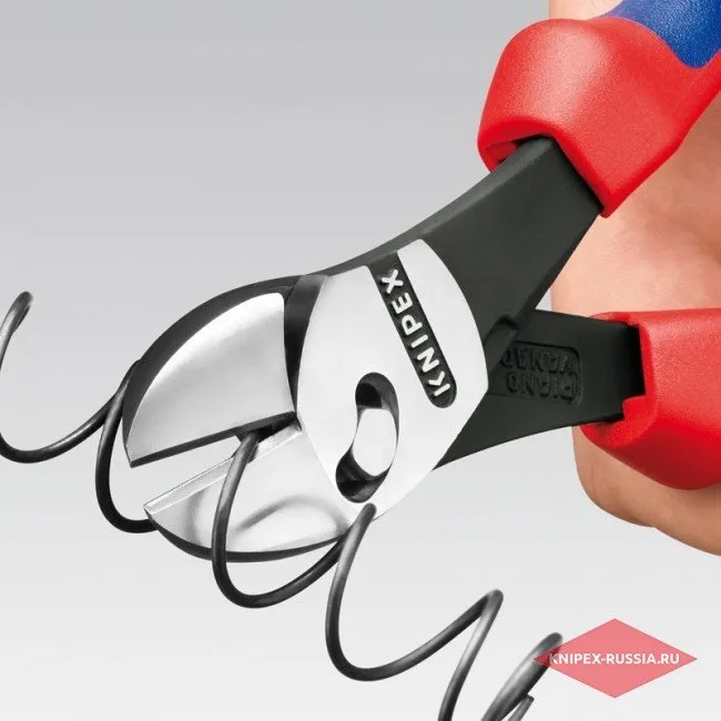 Кусачки боковые повышенной мощности TwinForce® Knipex KN-7372180F — фото производителя