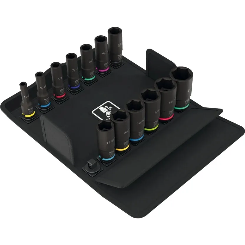 Набор инструментов Wera 8790 B Impaktor Deep Imperial Set 1 — фото производителя