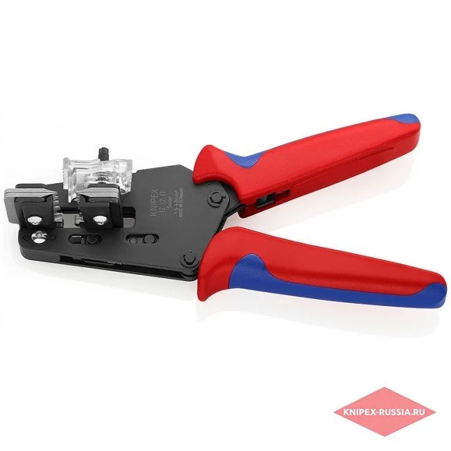 Прецизионный инструмент для удаления изоляции с фасонными ножами Knipex KN-121211