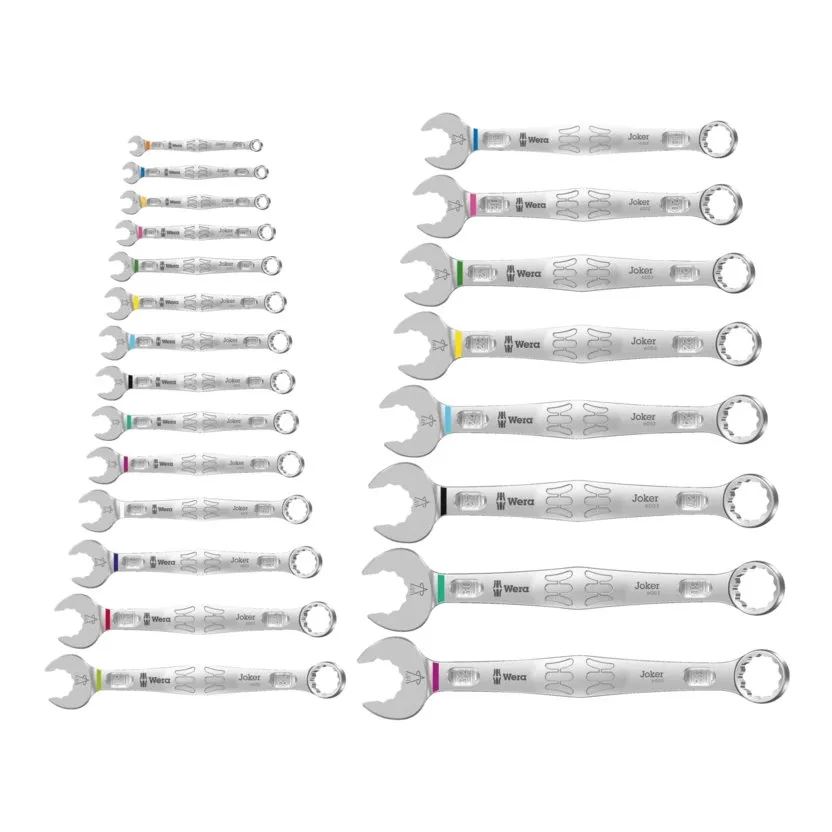 Набор комбинированных гаечных ключей Wera 6003 Joker 22 Set 1 — фото производителя