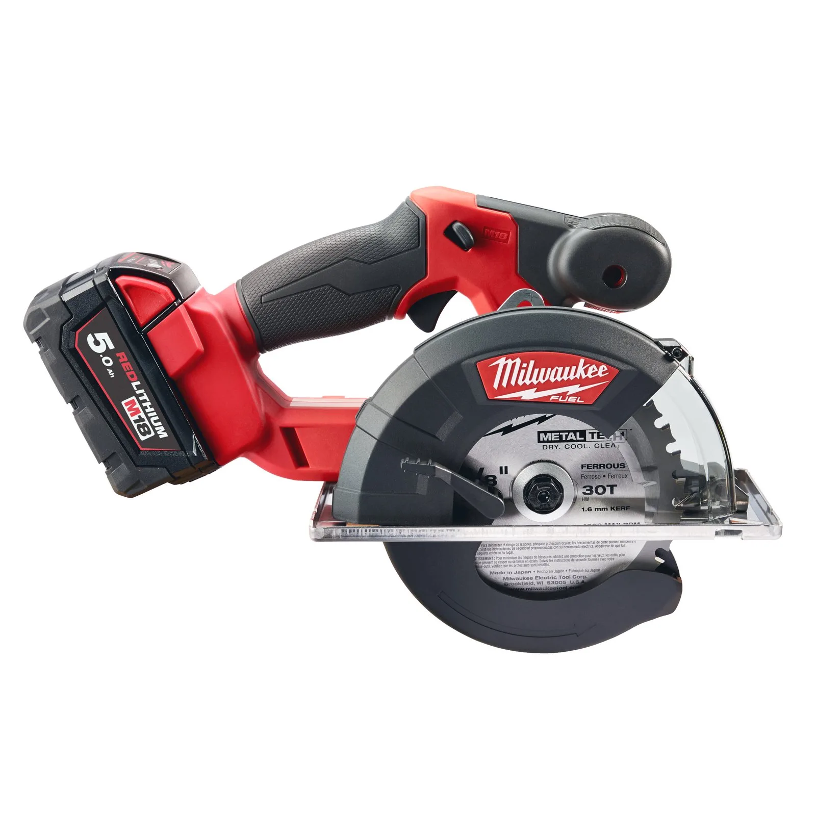 Циркулярная пила по металлу Milwaukee M18 FMCS-502X