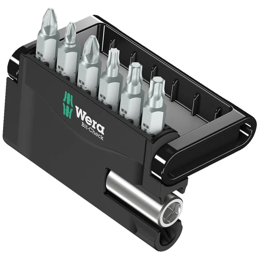 Набор инструментов Wera Bit-Check 7 Universal 4 — фото производителя