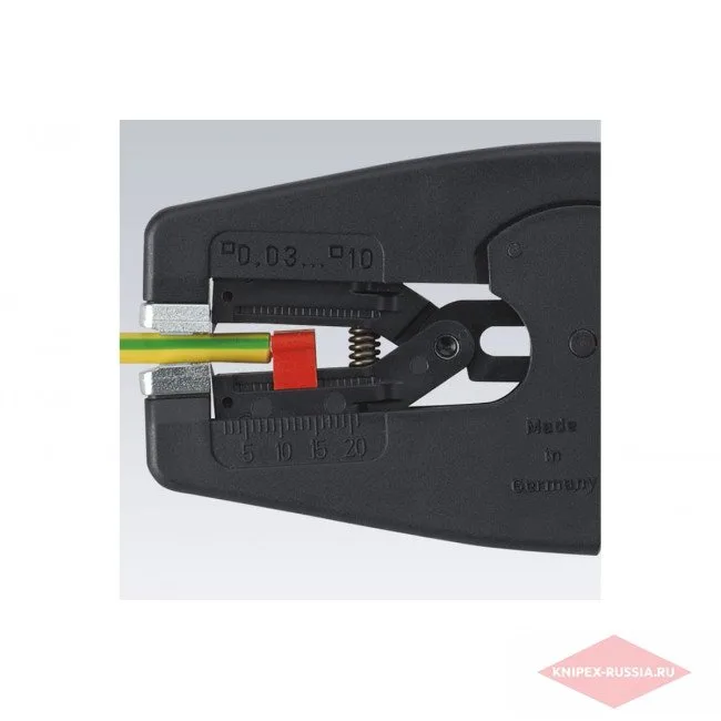 Автоматический инструмент для снятия изоляции Knipex MultiStrip 10 KN-1242195SB — фото производителя